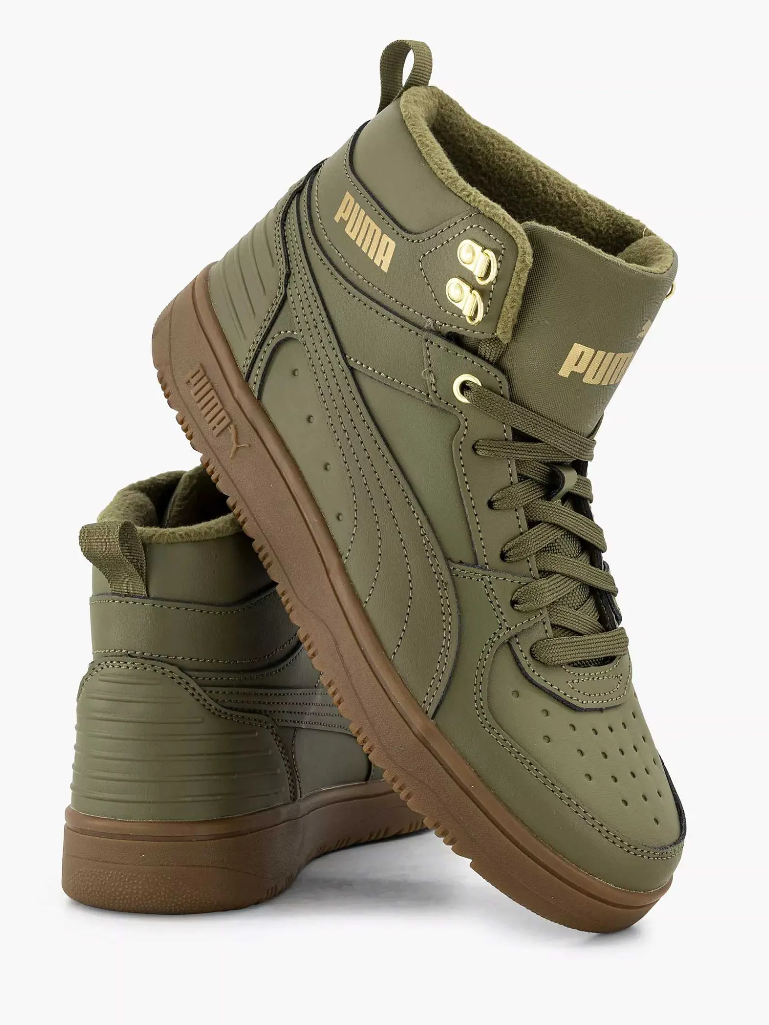 Puma Groene Rebound Rugged-Heren Sneakers