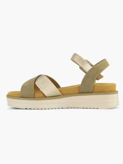Graceland Groene Sandaal-Dames Sandalen