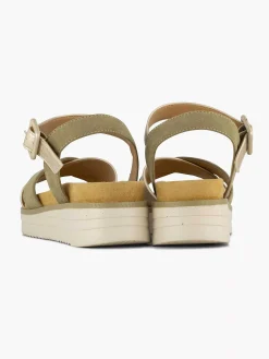 Graceland Groene Sandaal-Dames Sandalen