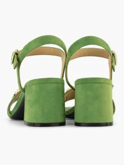 Graceland Groene Sandalette Sierketting-Dames Sandalen