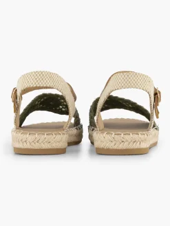Graceland Khaki Sandaal-Dames Sandalen