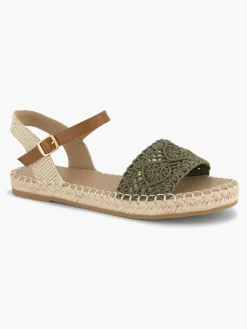 Graceland Khaki Sandaal-Dames Sandalen