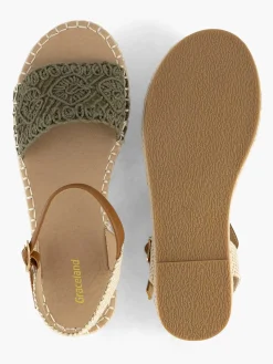 Graceland Khaki Sandaal-Dames Sandalen