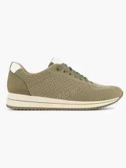 Medicus Khaki Sneaker-Dames Comfort Schoenen