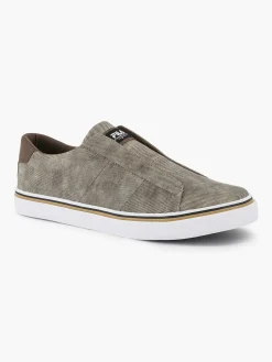 FILA Licht Beige Canvas Instapper-Heren Instappers