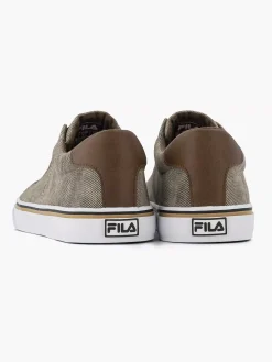 FILA Licht Beige Canvas Instapper-Heren Instappers