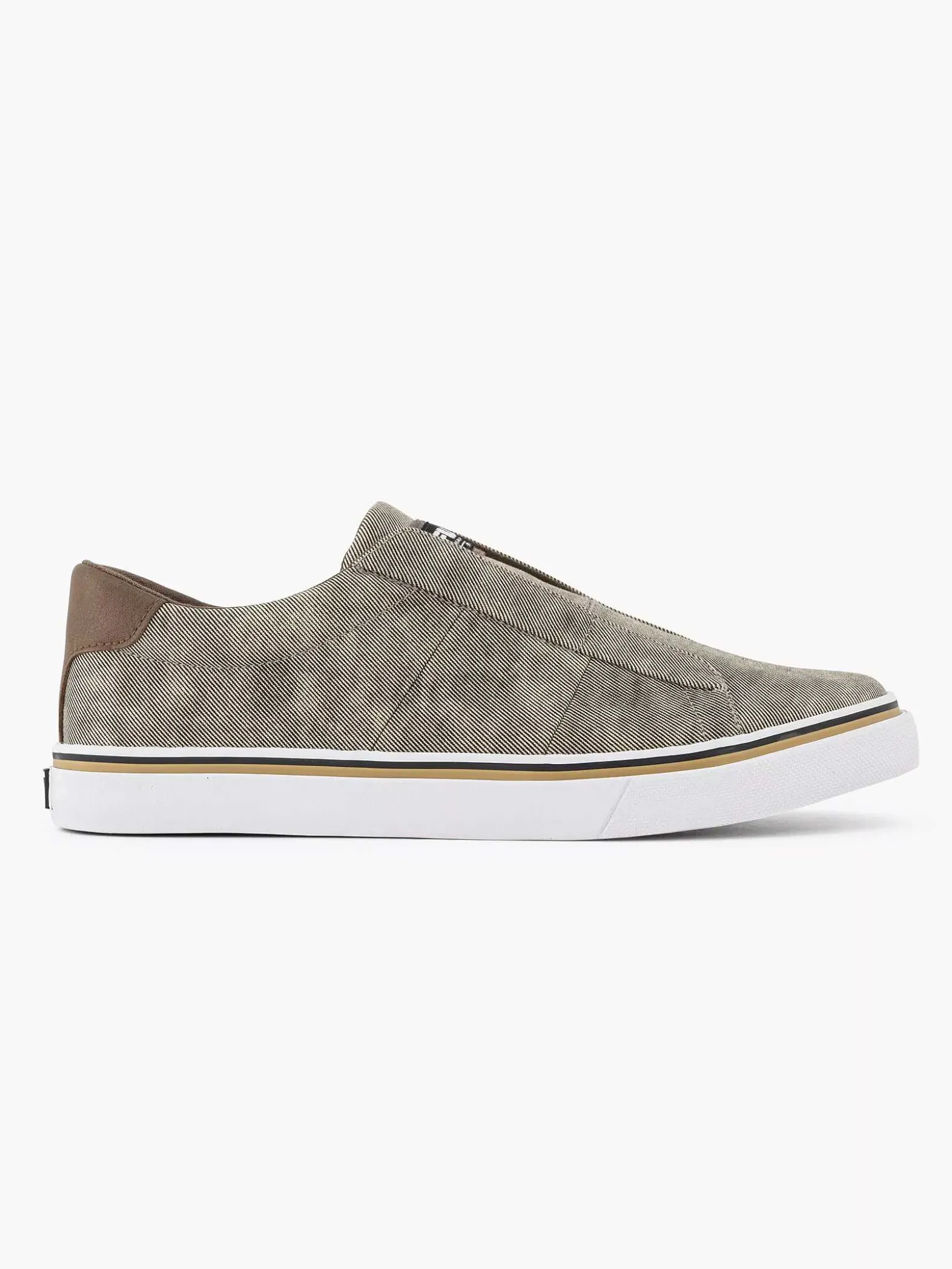 FILA Licht Beige Canvas Instapper-Heren Instappers