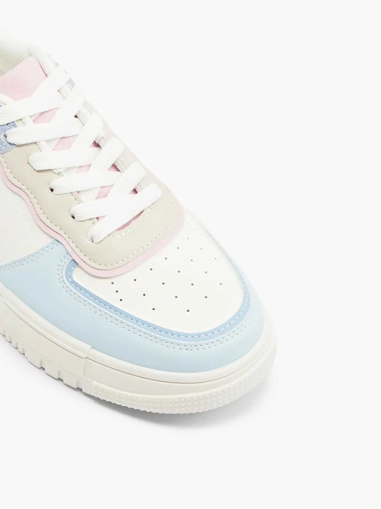 Graceland Lichtblauwe Platform Sneaker-Dames Sneakers
