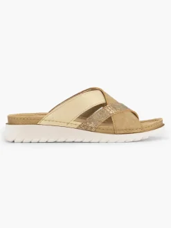 Easy Street Lichtbruine Comfort Slipper-Dames Comfort Schoenen