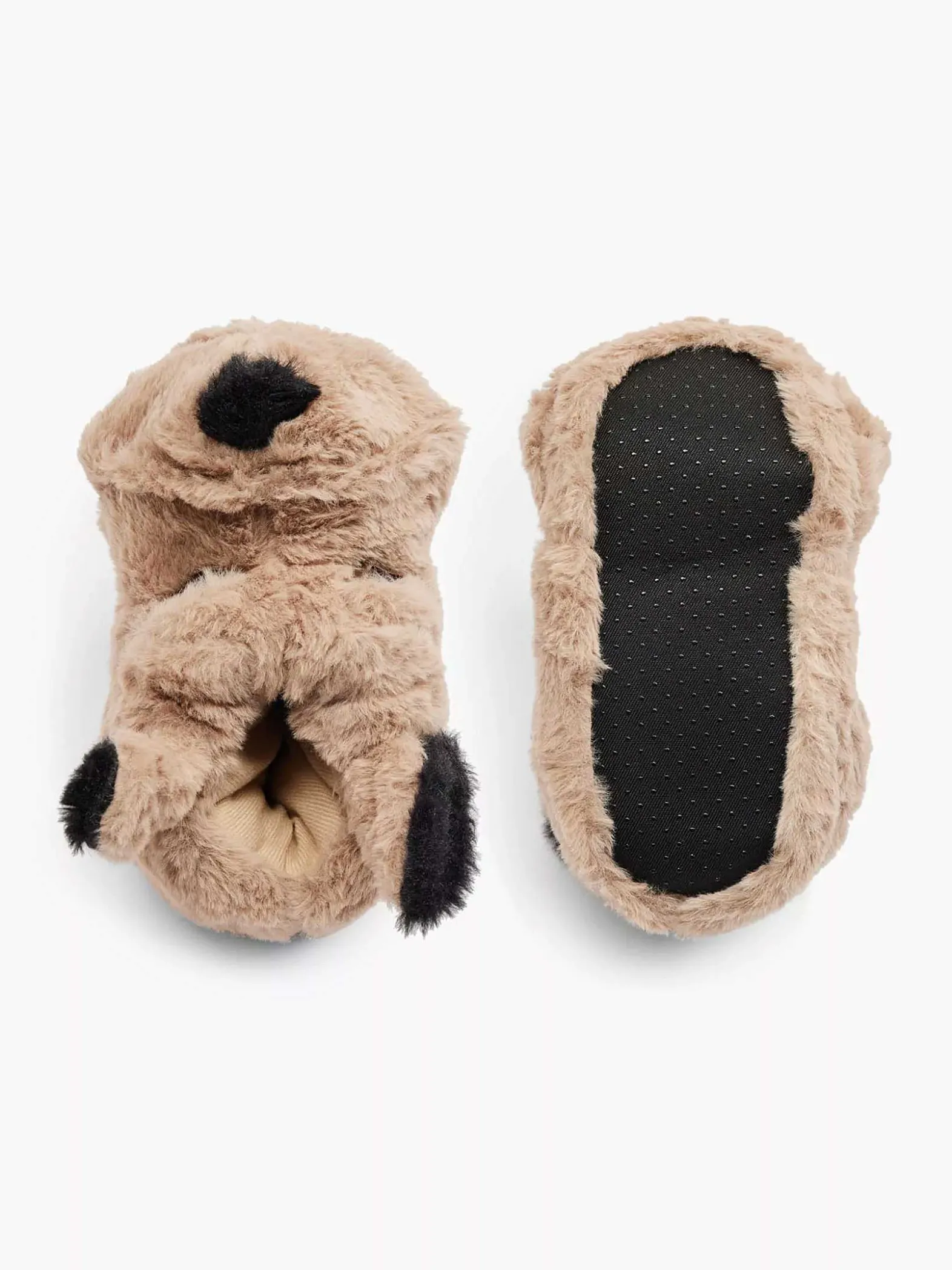 Vty Lichtbruine Pantoffel Hond-Kinderen Babyschoenen