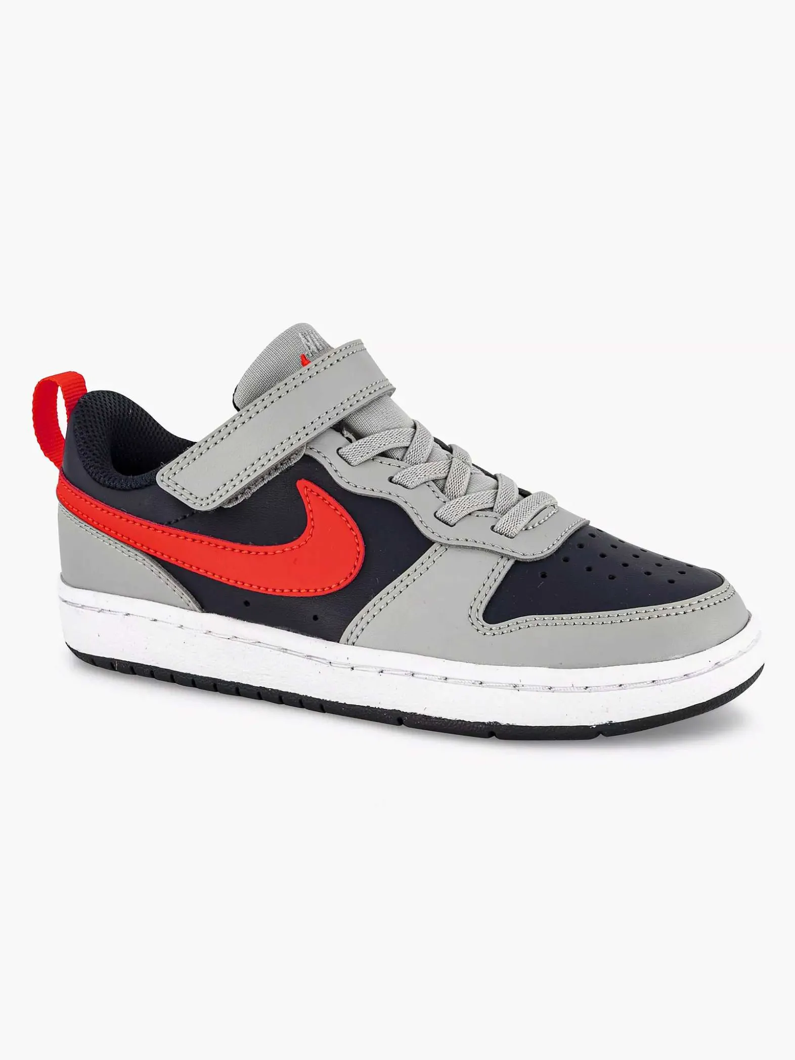 Nike Lichtgrijze Court Borough Low Recraft-Kinderen Jongensschoenen