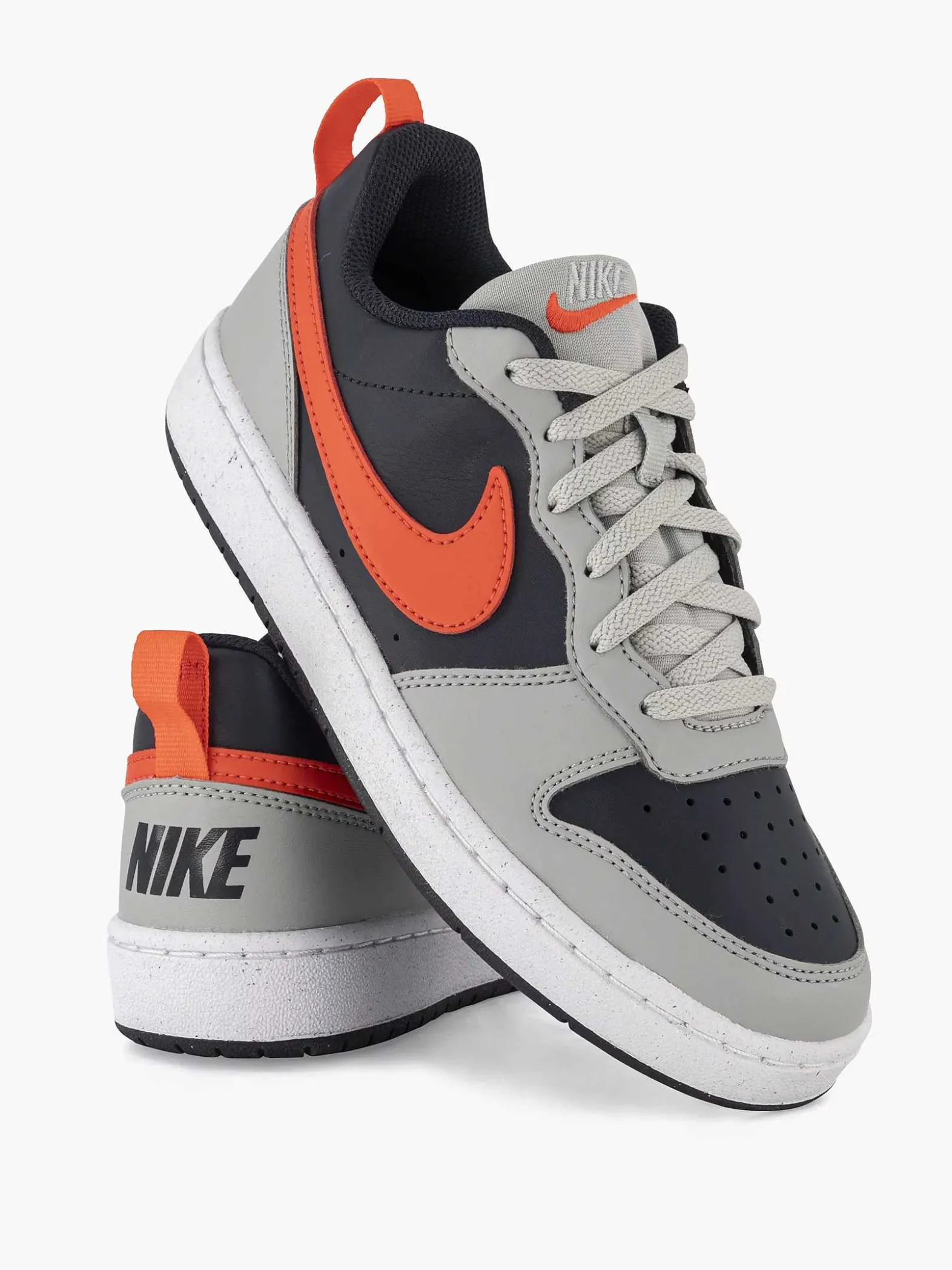 Nike Lichtgrijze Court Corough Low Recraft-Kinderen Babyschoenen