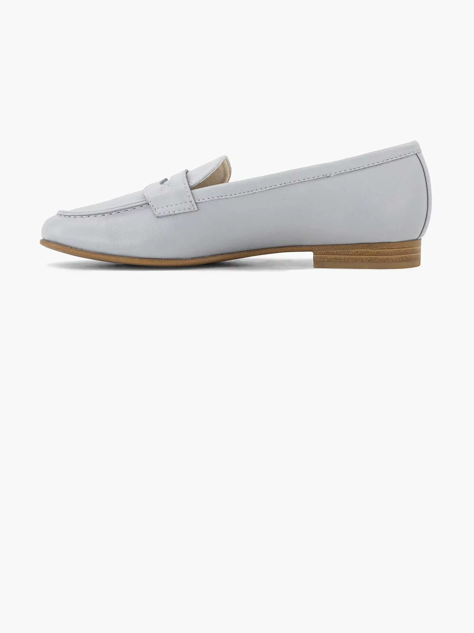 Graceland Lichtgrijze Loafer-Dames Instappers