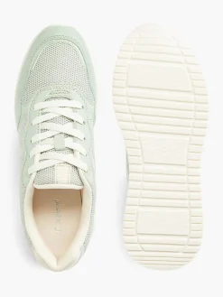 Graceland Lichtgroene Sneaker Platform-Dames Sneakers