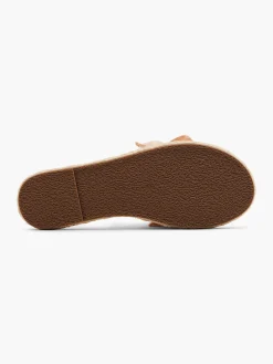 Graceland Lichtoranje Slipper Roesjes-Dames Slippers