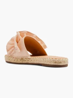 Graceland Lichtoranje Slipper Roesjes-Dames Slippers
