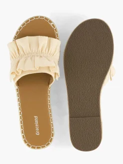 Graceland Lichtoranje Slipper Roesjes-Dames Slippers