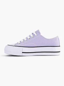 Graceland Lila Canvas Sneaker-Dames Sneakers