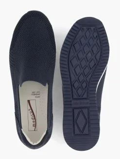 Medicus Marineblauwe Comfort Instapper-Dames Comfort Schoenen