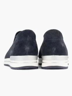 Medicus Marineblauwe Comfort Instapper-Dames Comfort Schoenen