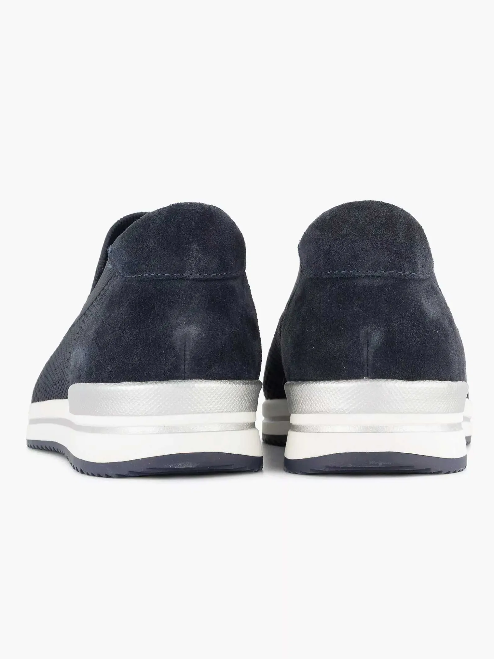 Medicus Marineblauwe Comfort Instapper-Dames Comfort Schoenen
