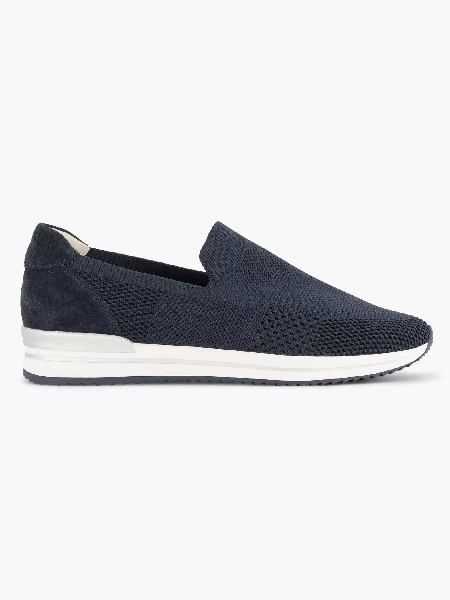 Medicus Marineblauwe Comfort Instapper-Dames Comfort Schoenen