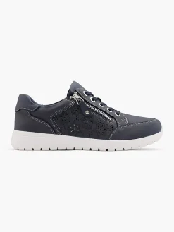 Easy Street Marineblauwe Comfort Sneaker-Dames Comfort Schoenen