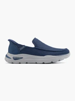 Skechers Marineblauwe Instapper Memory Foam-Heren Instappers