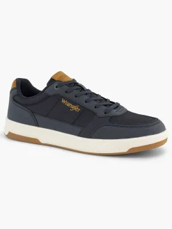 Wrangler Marine Blauwe Sneaker-Heren Sneakers
