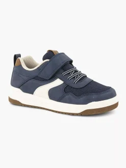 Vty Marineblauwe Velcro Sneaker-Kinderen Jongensschoenen