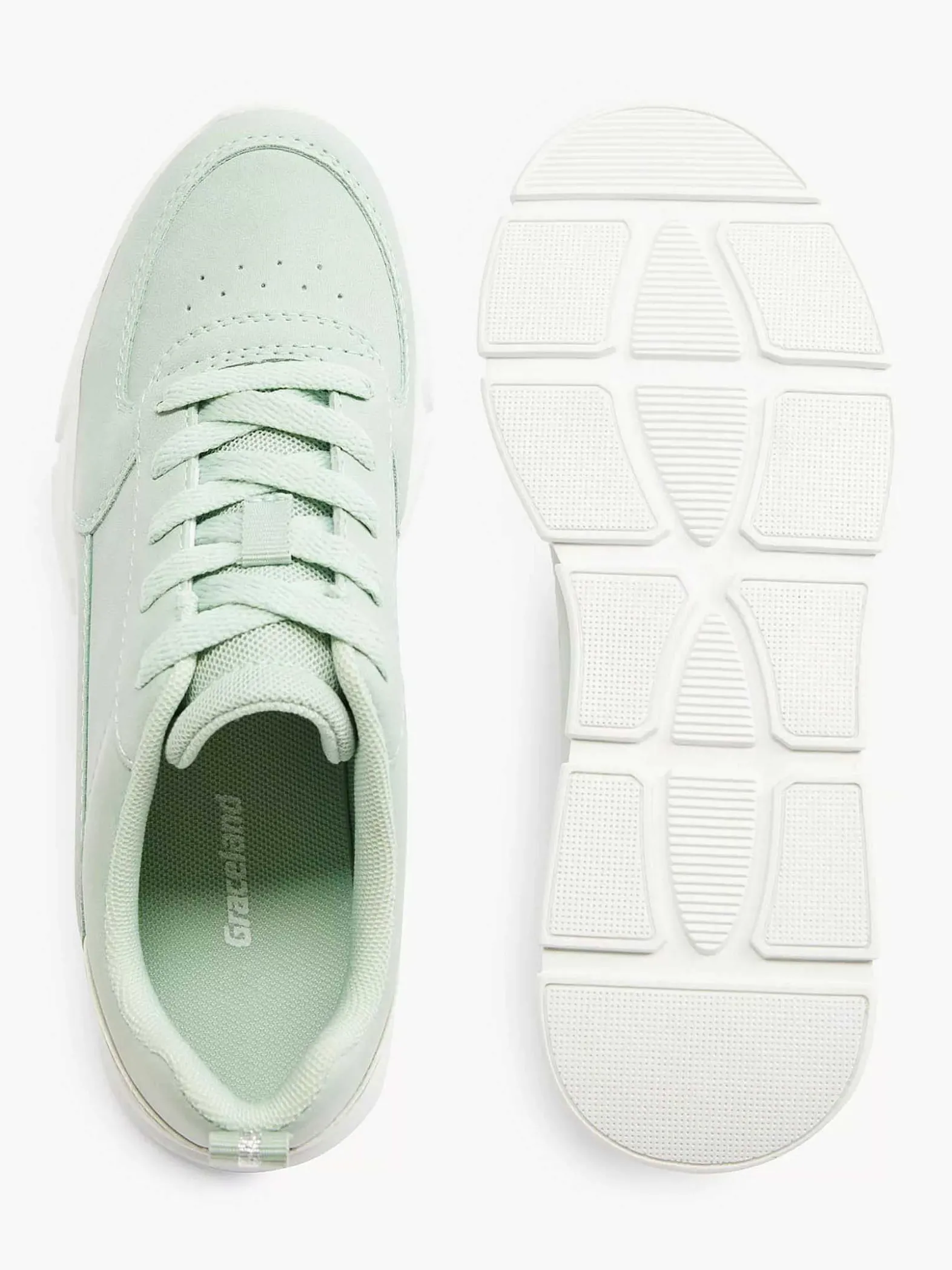 Graceland Mintgroene Chunky Sneaker-Dames Sneakers
