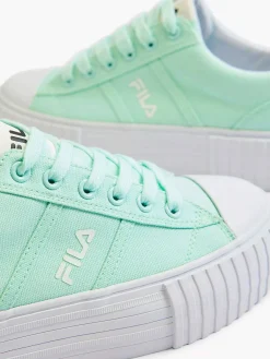 FILA Mintkleurige Canvas Sneaker Platform-Dames Sneakers