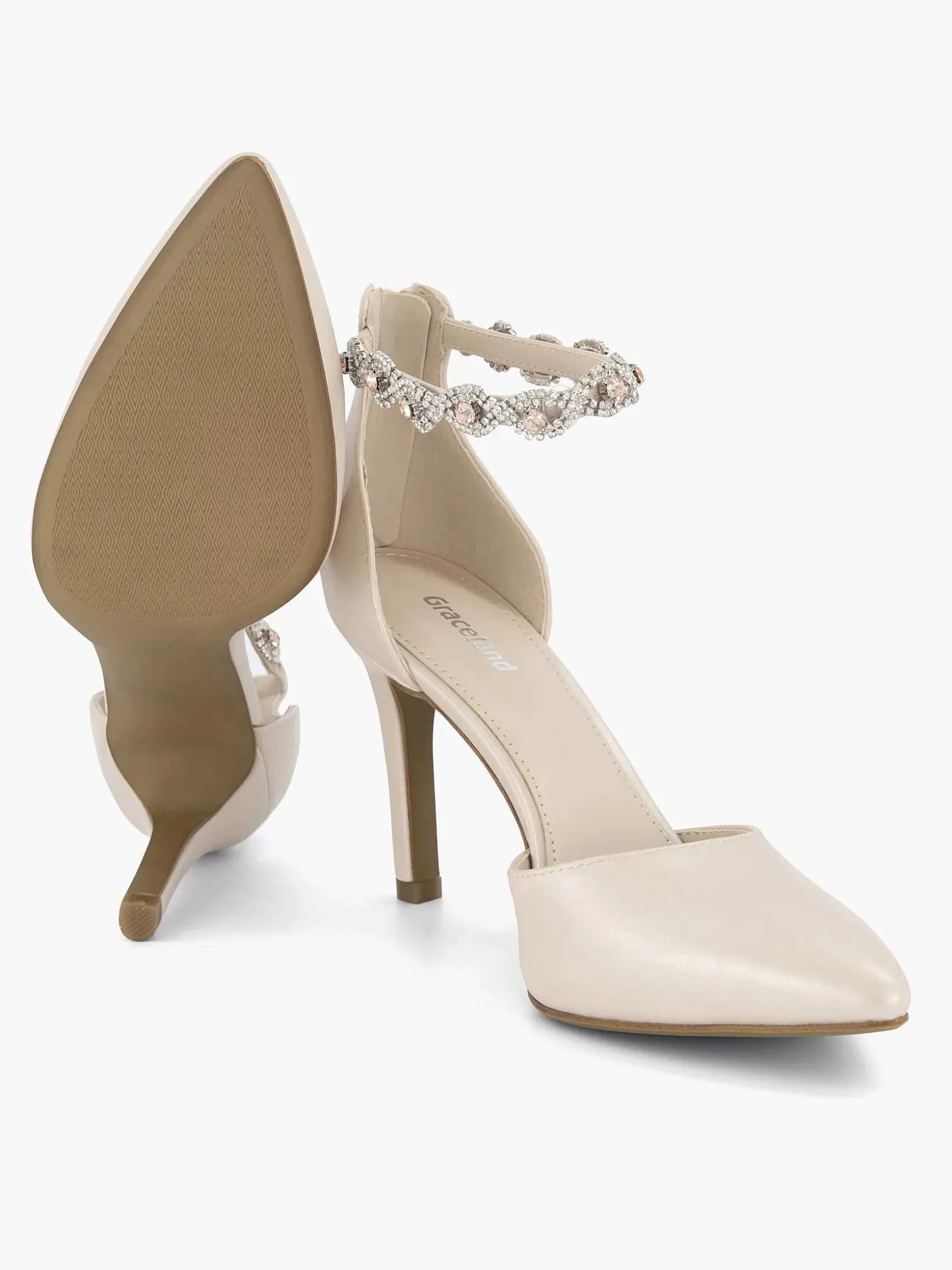Graceland Nude Pump Sierstenen-Dames Pumps