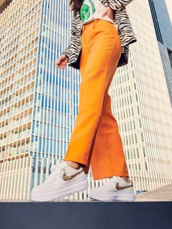 Nike Off White Court Vision Alta-Dames Sneakers