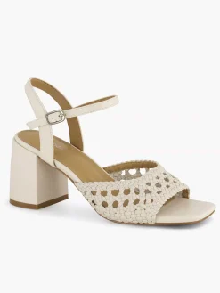 Graceland Off White Sandalette-Dames Sandalen