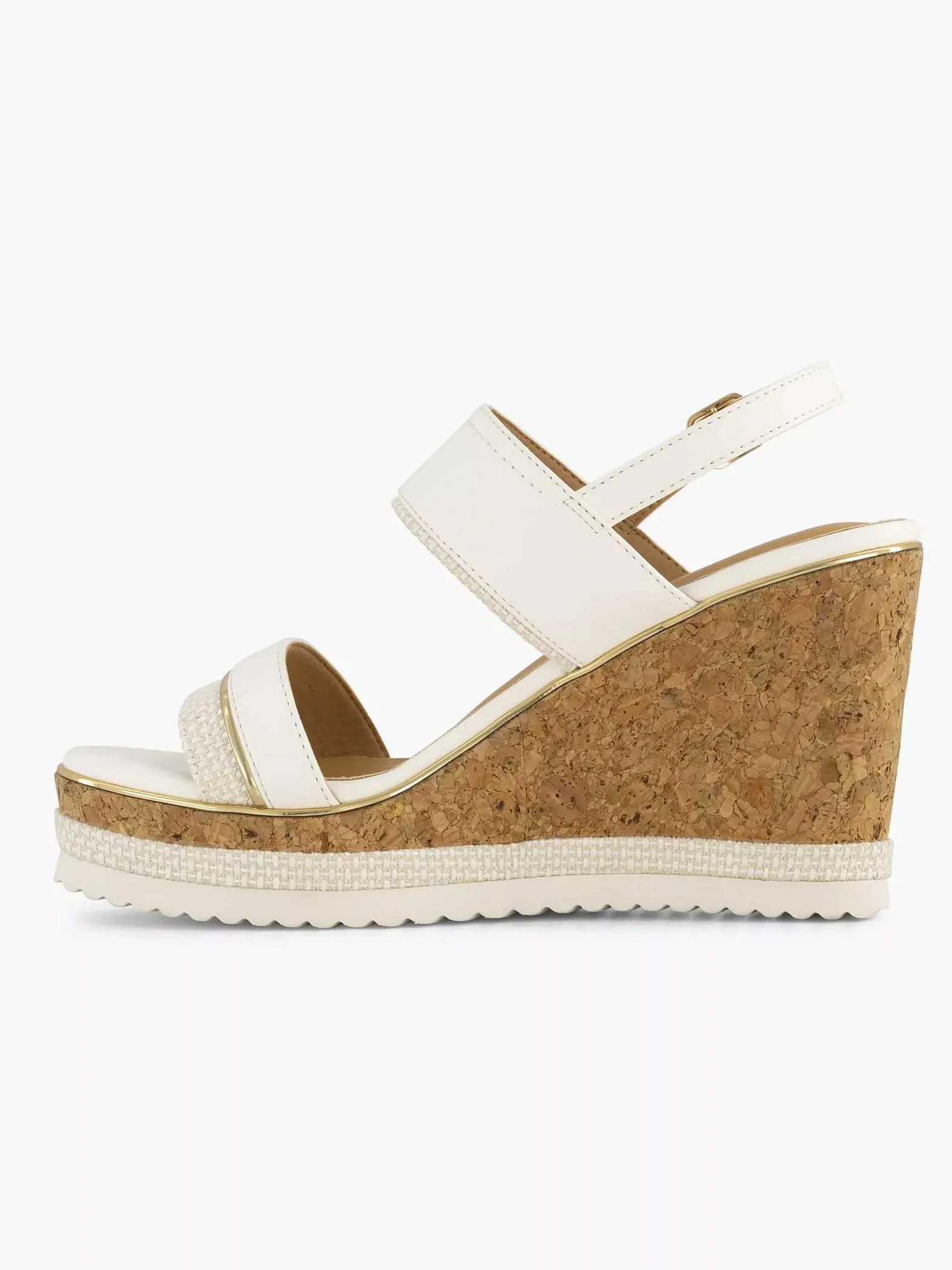 Graceland Off White Sandalette-Dames Sandalen