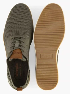 Wrangler Olijf Veterschoen-Heren Geklede Schoenen
