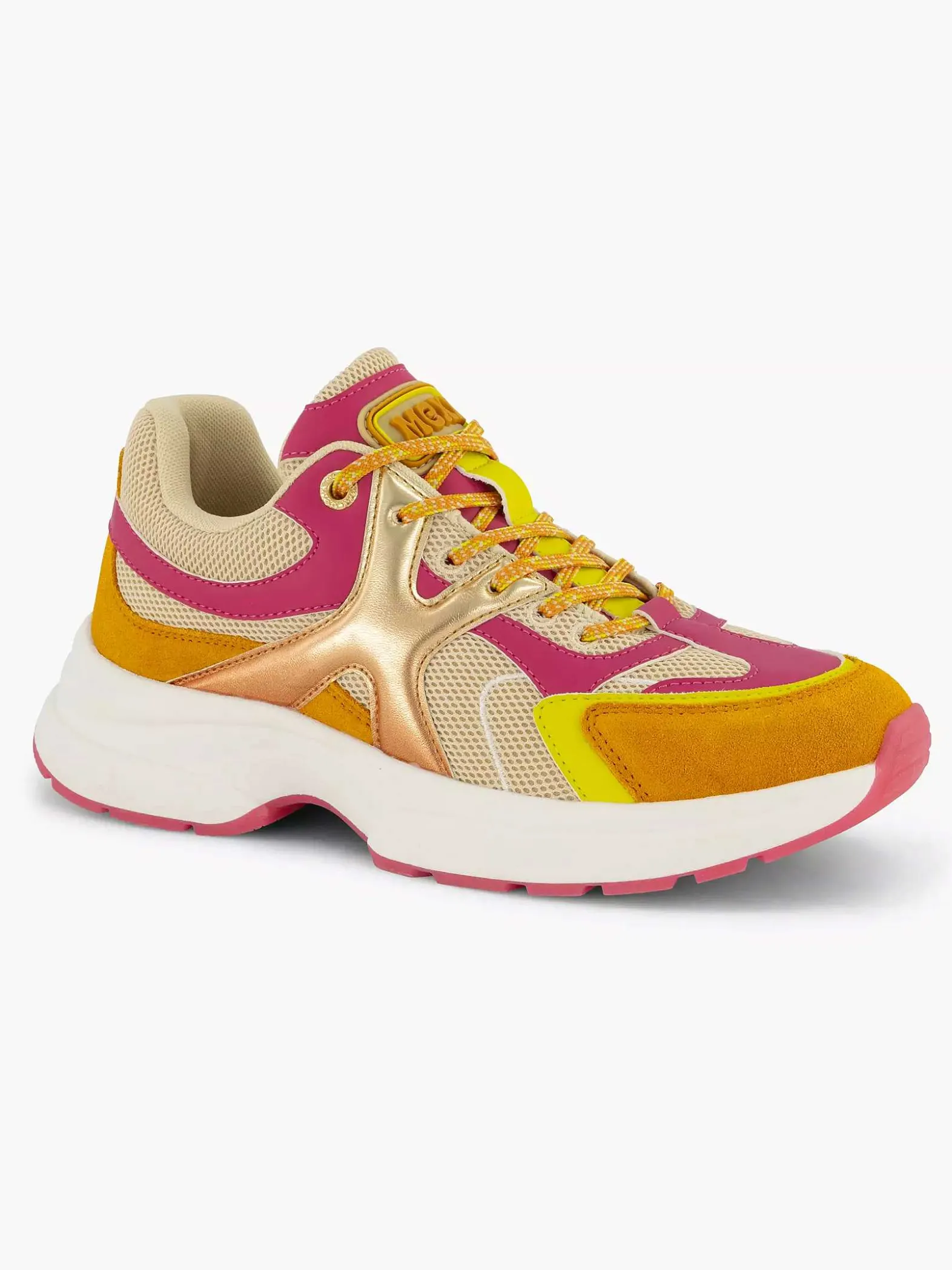 MEXX Oranje Sneaker-Dames Sneakers