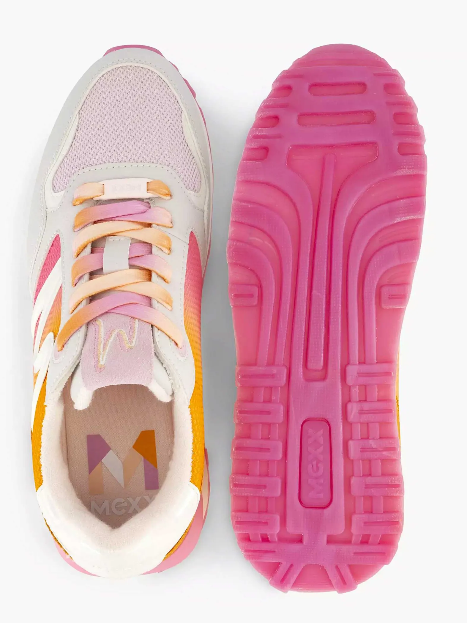 MEXX Oranje Sneaker-Dames Sneakers