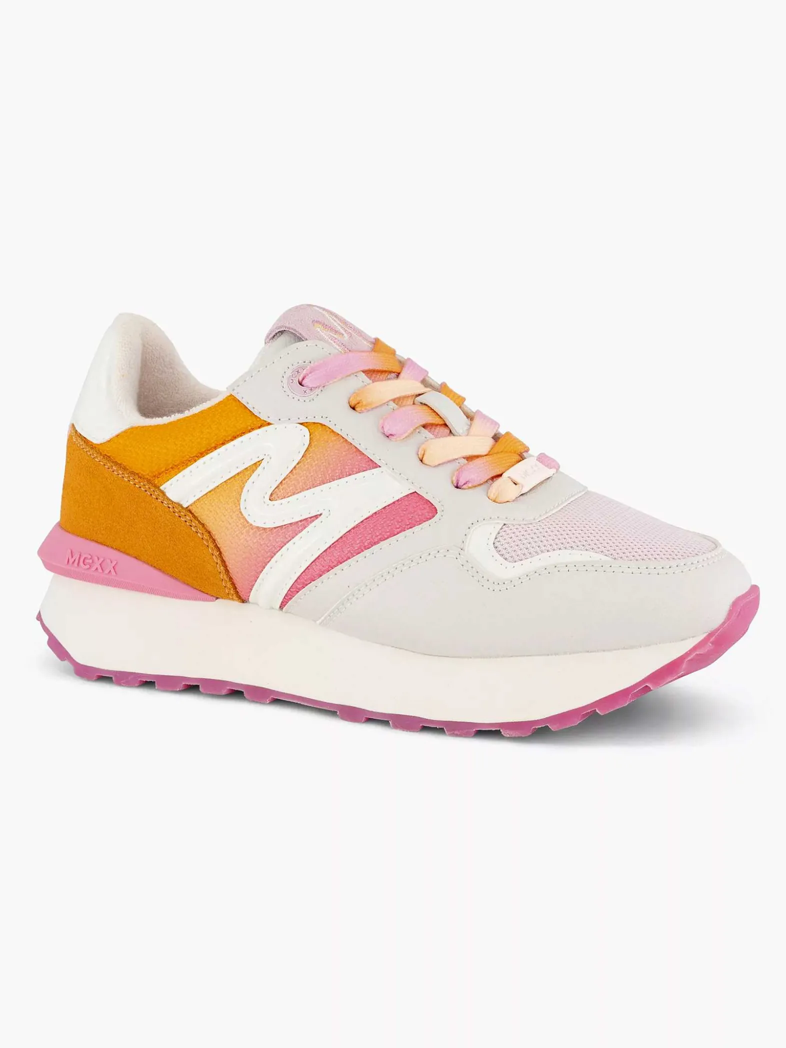 MEXX Oranje Sneaker-Dames Sneakers