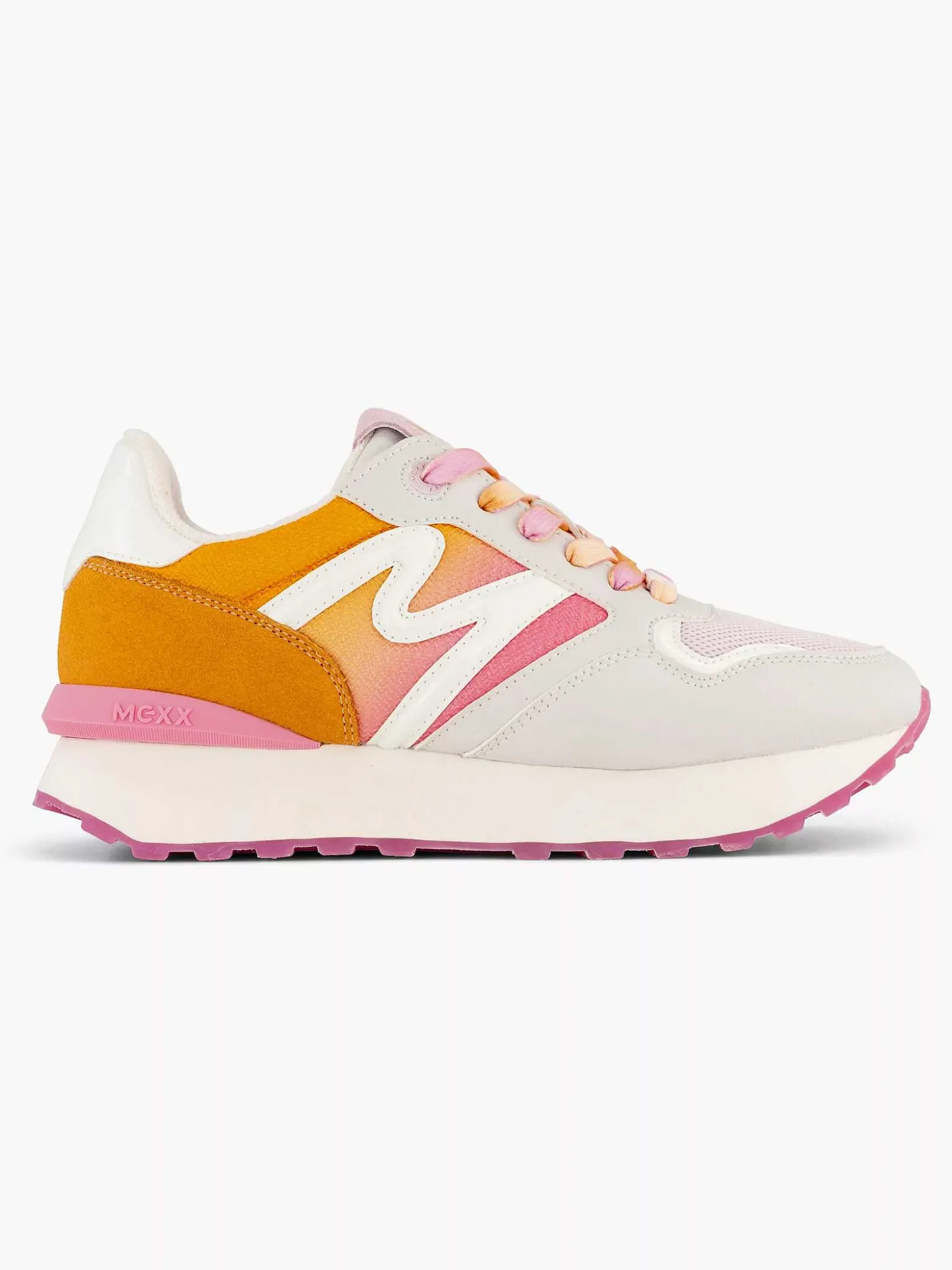 MEXX Oranje Sneaker-Dames Sneakers