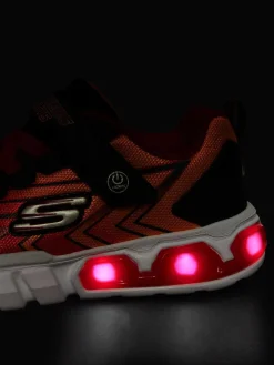 Skechers Oranje Sneaker Lichtjes-Kinderen Jongensschoenen