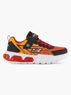 Skechers Oranje Sneaker Lichtjes-Kinderen Jongensschoenen