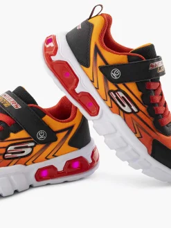 Skechers Oranje Sneaker Lichtjes-Kinderen Jongensschoenen