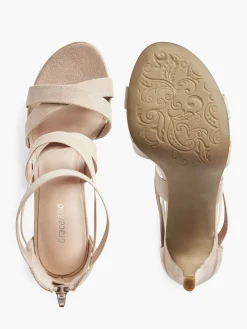 Graceland Oud Roze Sandalette-Dames Hoge Hakken