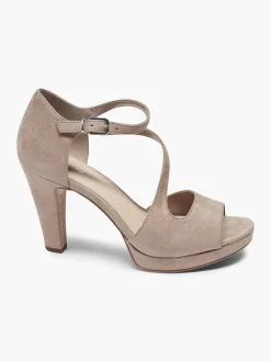Graceland Oud Roze Sandalette-Dames Hoge Hakken