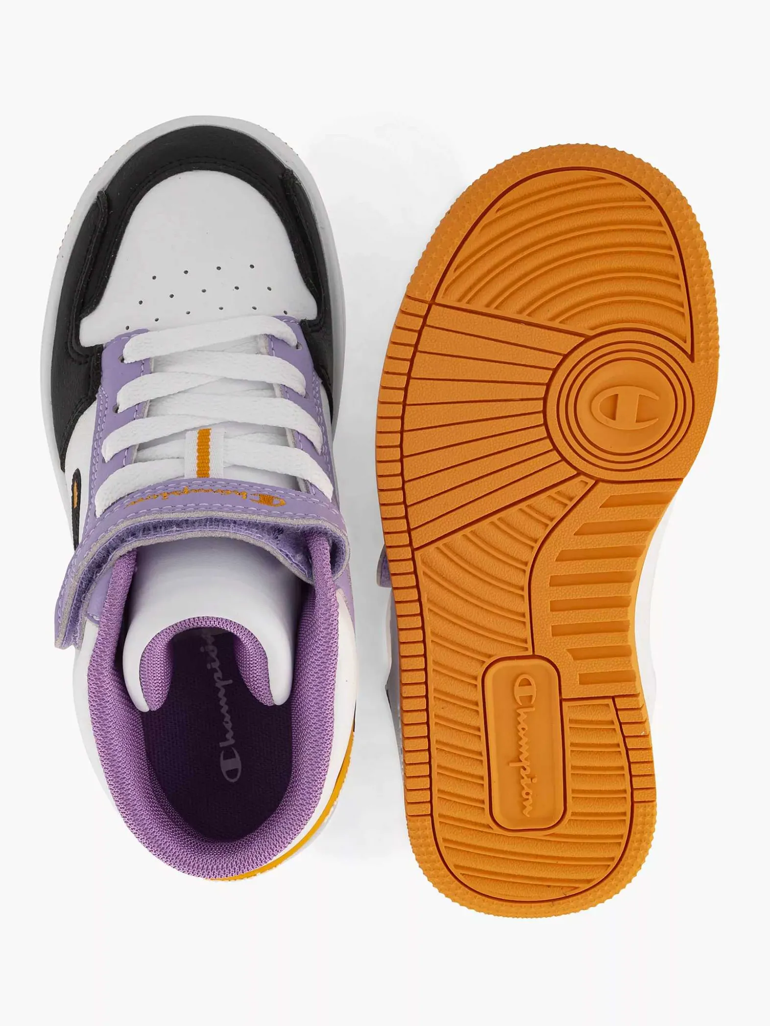 Champion Paarse Rebound 2.0 Mid G-Kinderen Jongensschoenen
