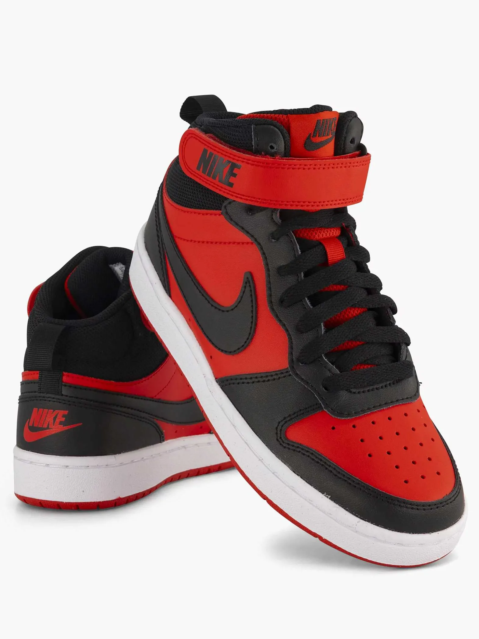 Nike Rode Court Borough Mid 2-Kinderen Jongensschoenen