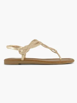 Graceland Rosegouden Sandaal-Dames Sandalen