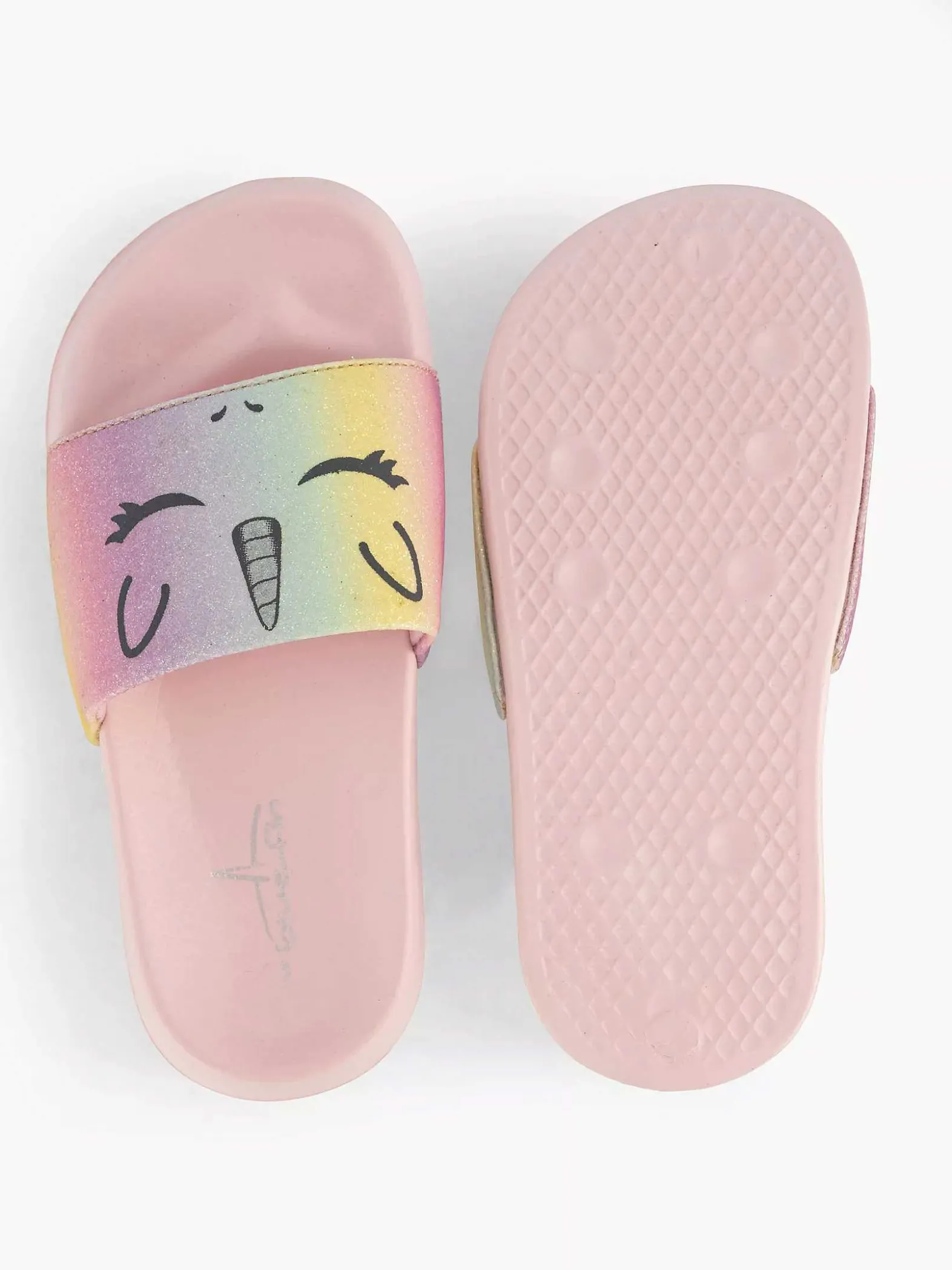 Blue Fin Roze Badslipper Unicorn-Kinderen Jongensschoenen